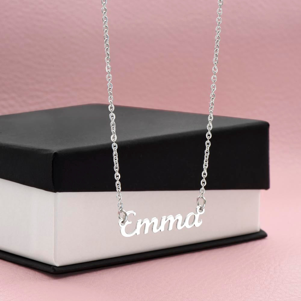 Personalized "Daughter of the King" Name Necklace