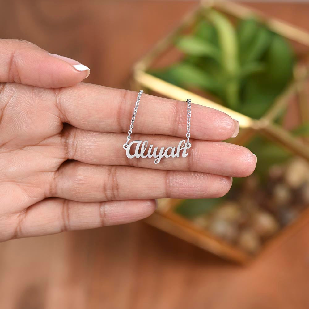 Personalized "Daughter of the King" Name Necklace