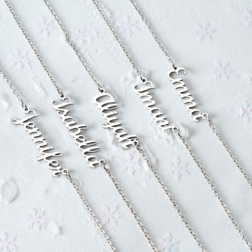 Personalized "Daughter of the King" Name Necklace