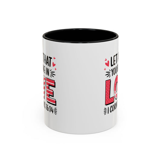 Inspirational Love Coffee Mug - Perfect for Gift Giving, Home, Office, Motivational Design, Valentine's Day Mug, Christian Gift
