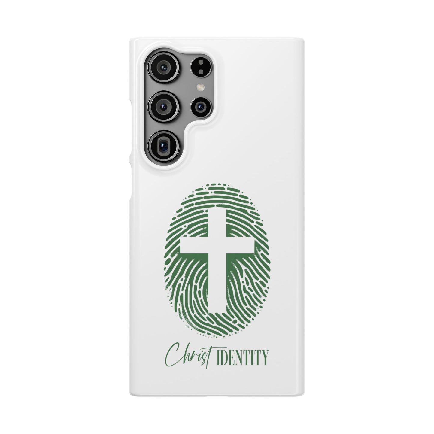 Inspirational Christ Identity Snap Case - Faith-Based Phone Cover