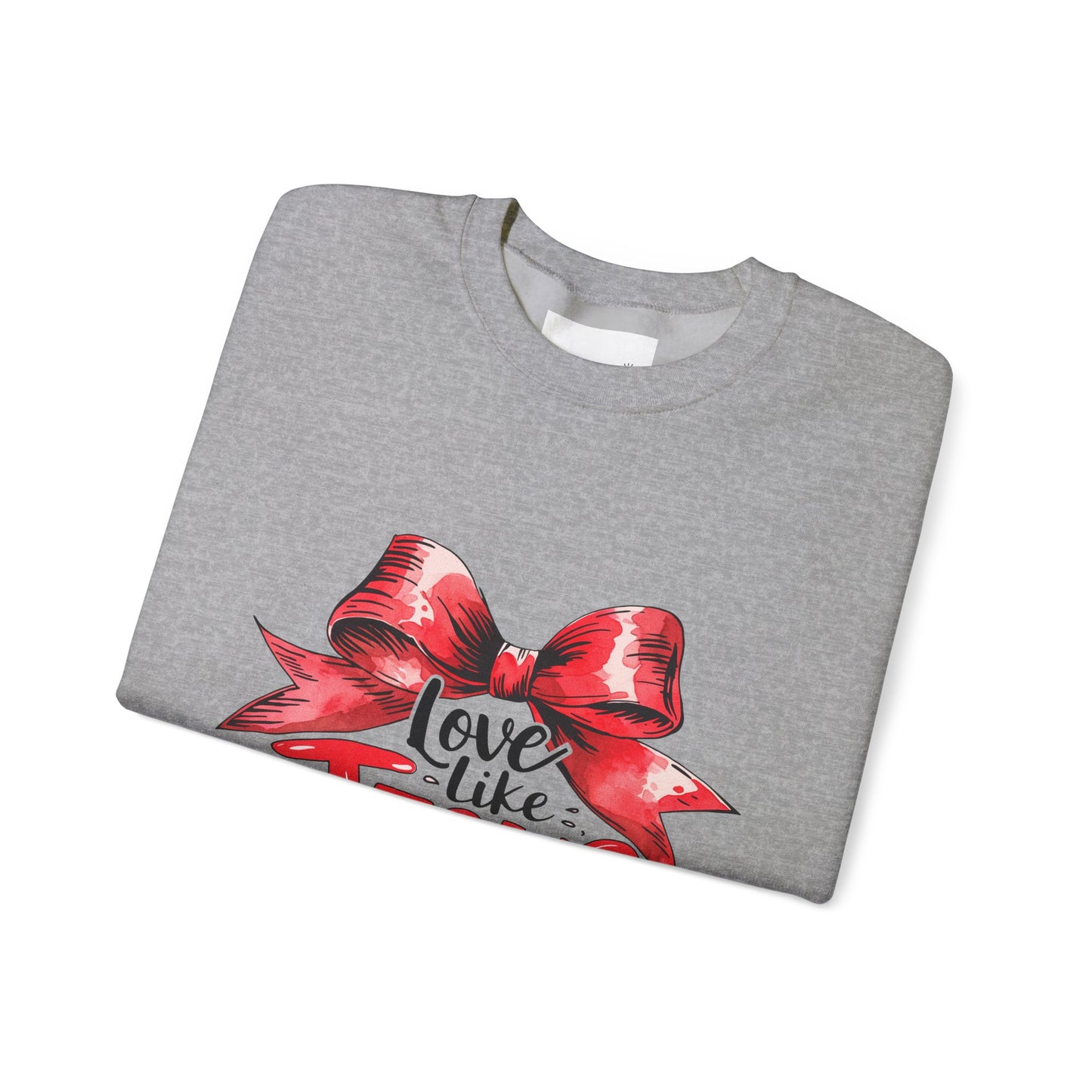 Love Like Jesus Sweatshirt | Inspirational Crewneck | Faith-Based Apparel | Christian Gift | Cozy Church Wear, Religious Motivation,