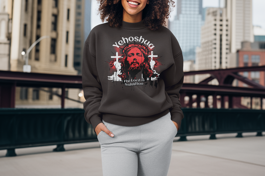 Yehoshua Lord is salvation, Christian Apparel, Motivational Gift, Religious Clothing, Layering Essential, Faith-Based Fashion