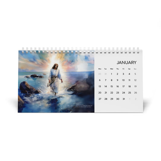 Desk Calendar (2025 grid)