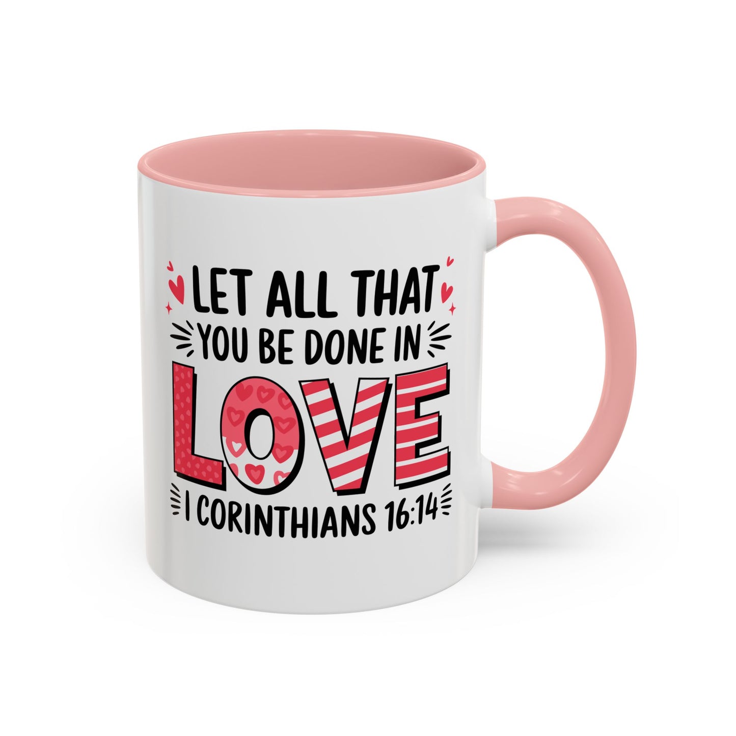 Inspirational Love Coffee Mug - Perfect for Gift Giving, Home, Office, Motivational Design, Valentine's Day Mug, Christian Gift