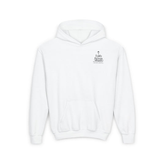 Inspirational Youth Hoodie - Faith Brings Miracles, Christian Sweatshirt, Gifts for Teens, Faith-Based Apparel, Winter Layer