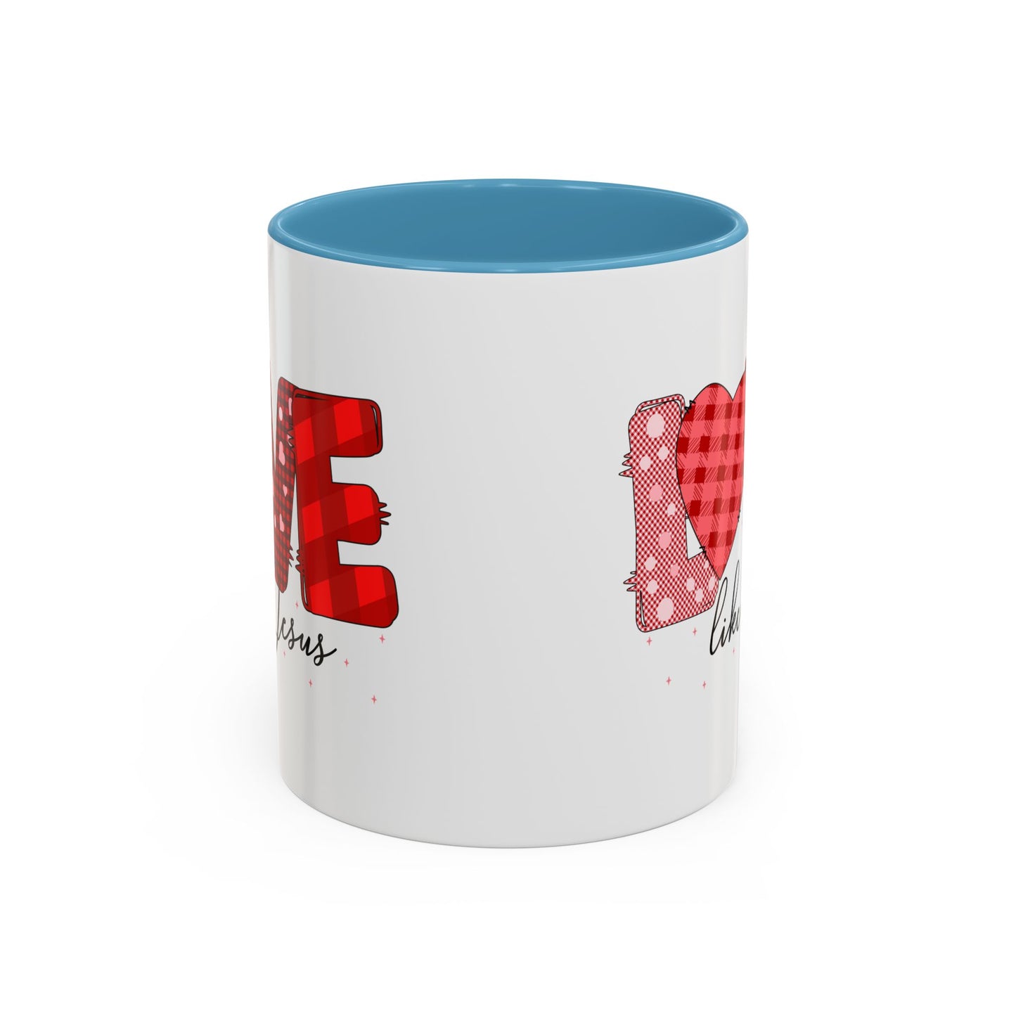 Love Like Jesus Accent Coffee Mug - Perfect Gift for Coffee Lovers, Inspirational Mug for Holidays, Home Décor, Christian Gifts, Home