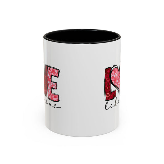 Personalized Love Coffee Mug - Perfect Gift for Couples, Valentine's Day, Anniversary, Romantic Decor, Heartfelt Present