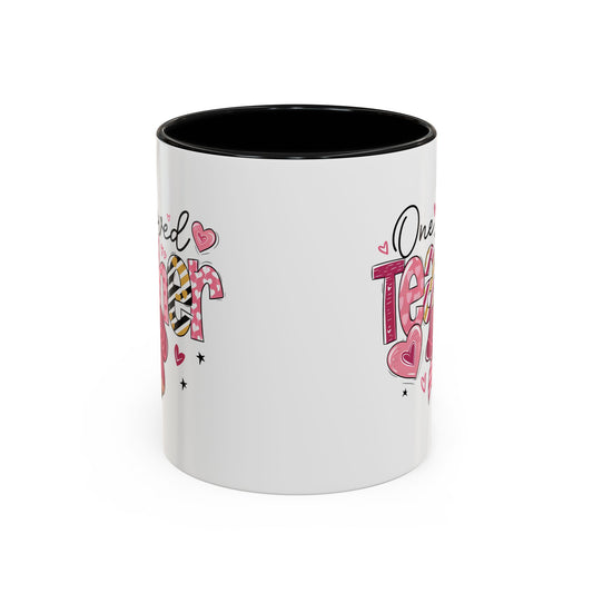 Cute Teacher Coffee Mug - One Loved Teacher Gift, Teacher Appreciation, Back to School, Inspirational Mug, Classroom Decor