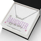 Personalized "Daughter of the King" Name Necklace