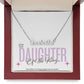 Personalized "Daughter of the King" Name Necklace