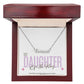 Personalized "Daughter of the King" Name Necklace