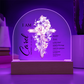 Baptism Night Light For Baby, Baby Gift Personalized, Baptism Gift, Dedicated Gift, Nursery Decor, Kids Beside Night Lamp, New Baby Gift