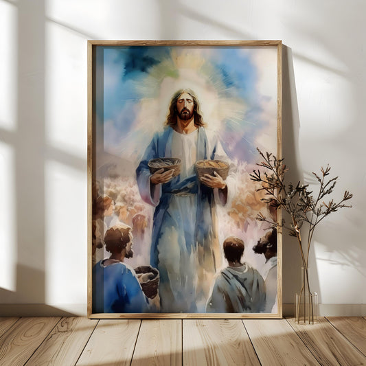 Jesus feeds the 5000, 5 Bread and 2 Fish