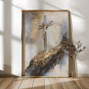 The Cross at Calvary Christian Wall Art