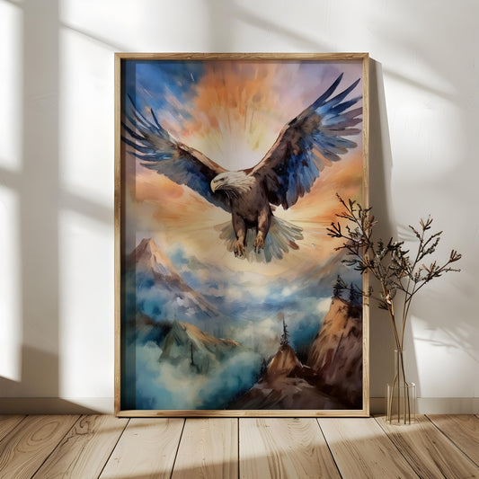 Soaring in Strength – Isaiah 40:31 Wall Art